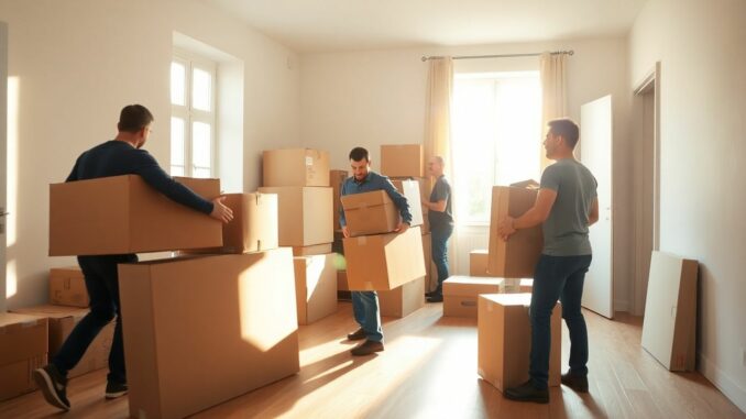 61790f47thumbnail Équipe professionnelle vidant une maison à Bruxelles.